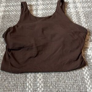 lululemon athletica Dark Brown Tank Top